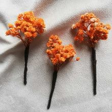 Charger l&#39;image dans la galerie, Pic Gypsophile stabilisé, Pin de fleur, épingle à cheveux fleurs stabilisées,
