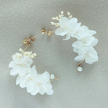 Charger l&#39;image dans la galerie, bijoux de fleurs marriage blanc
